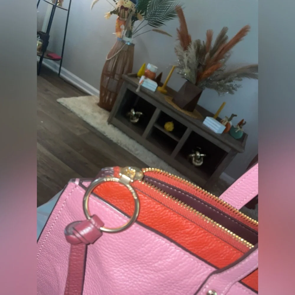 EUC Coach May Tote Pink Pebbled Leather - Picture 8 of 8